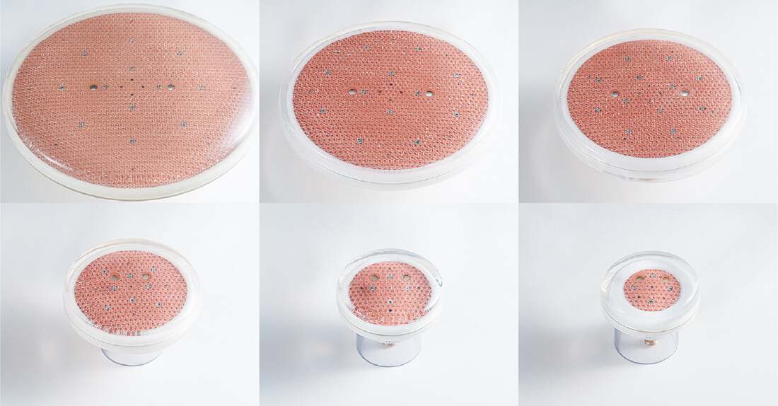 6種類の冷却パッド付き高周波電極(付属)